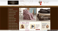 Desktop Screenshot of cashmerewool.it