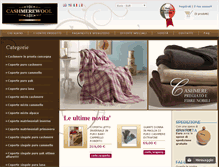 Tablet Screenshot of cashmerewool.it